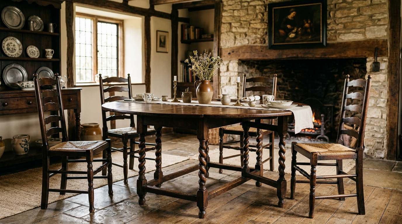Antique Gateleg Tables Identification & Value Guide
