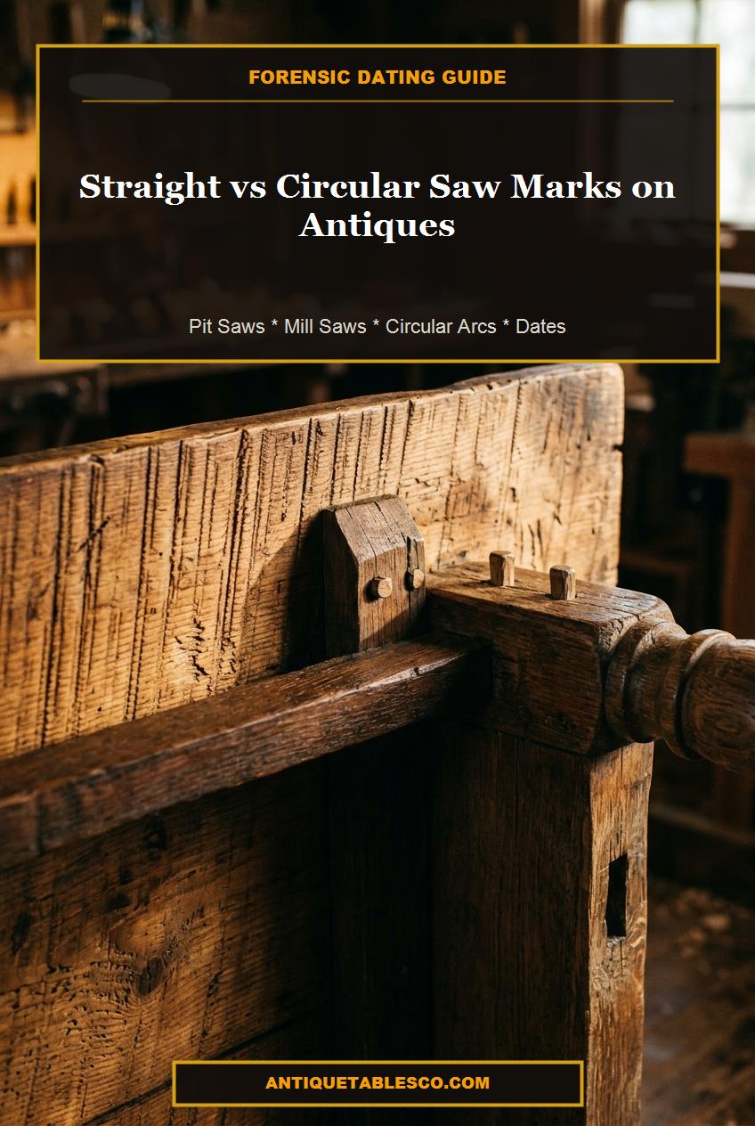 Pinterest guide pin for dating antique furniture by straight vs circular saw marks